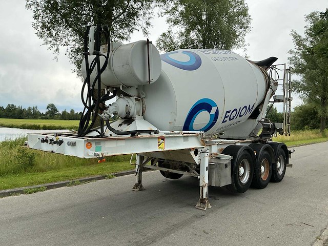 2008 mol cy f34c00 tri/a betonmixer-oplegger - afbeelding 1 van  20