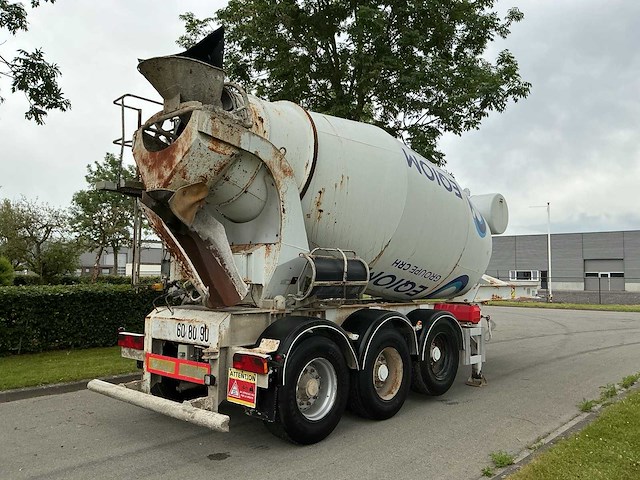2008 mol cy f34c00 tri/a betonmixer-oplegger - afbeelding 15 van  20