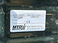 2008 mtd bolens bl 175/107 t zitmaaier - afbeelding 25 van  25