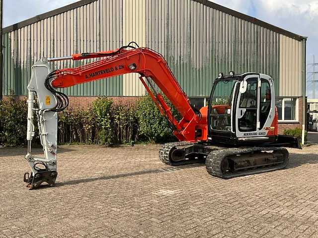 2008 new holland kobelco e80-1es msr rupsgraafmachine - afbeelding 1 van  29