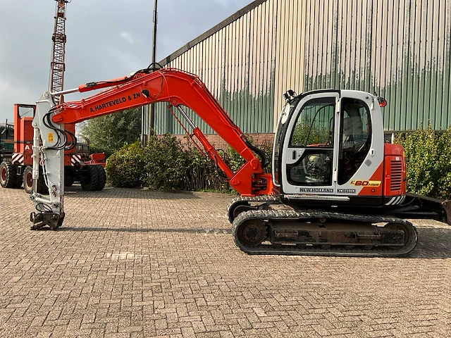 2008 new holland kobelco e80-1es msr rupsgraafmachine - afbeelding 12 van  29
