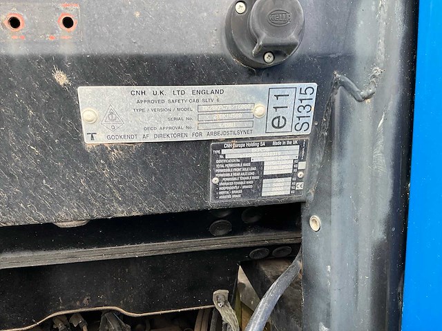 2008 new holland t6080 vierwielaangedreven landbouwtractor - afbeelding 36 van  36