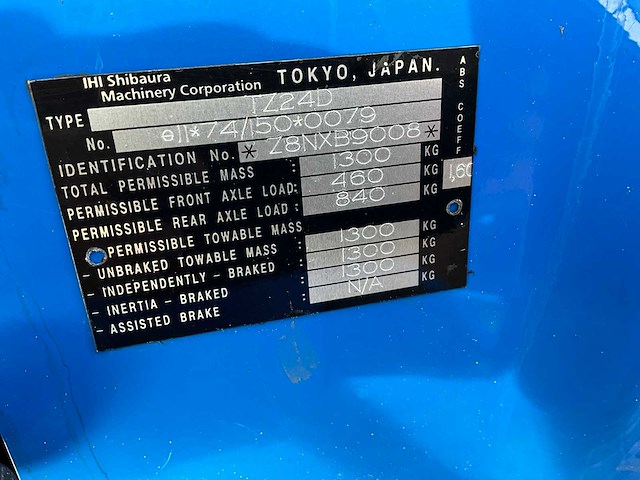 2008 new holland tz24d minitractor - afbeelding 16 van  23