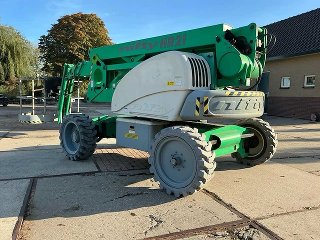 2008 nifty hr21 knik telescoop hoogwerker - afbeelding 33 van  35