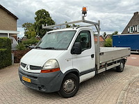 2008 renault master 3.0 dci 120 open laadbak met hiab autolaadkraan - afbeelding 1 van  40
