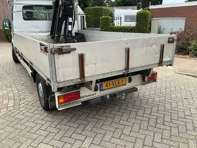 2008 renault master 3.0 dci 120 open laadbak met hiab autolaadkraan - afbeelding 34 van  40