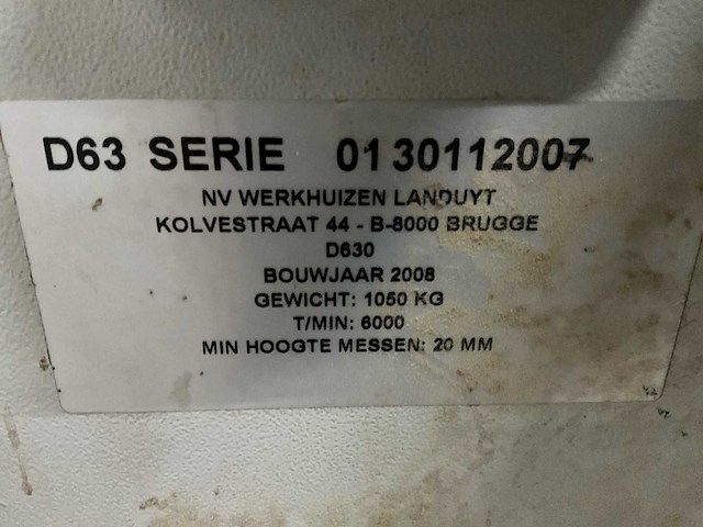 2008 robland d630 vandiktebank - afbeelding 8 van  16