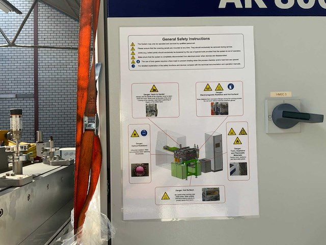2008 roth & grau ak 800 pecvd vacuüm plasma-/coatinginstallatie - afbeelding 4 van  12