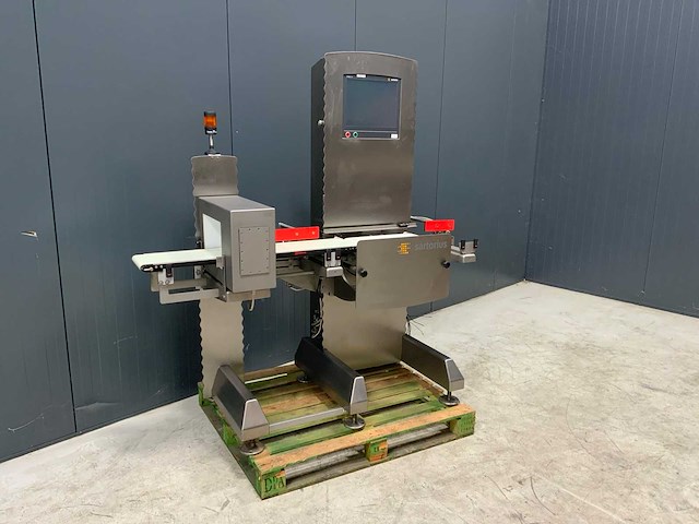 2008 sartorius synus 15 checkweigher met metaaldetectie - afbeelding 1 van  8