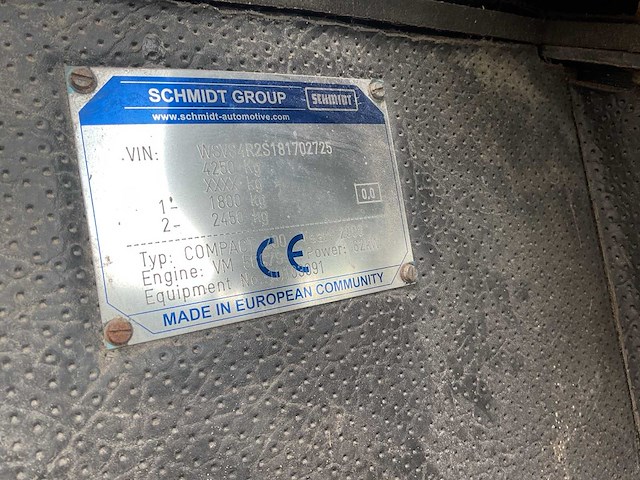 2008 schmidt compact 200 zelfrijdende veegmachine - afbeelding 2 van  11