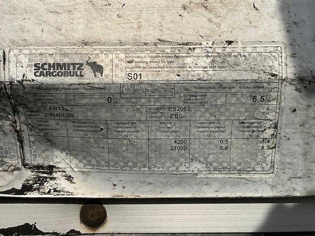 2008 schmitz sko 24 oplegger ok-32-fb - afbeelding 2 van  9