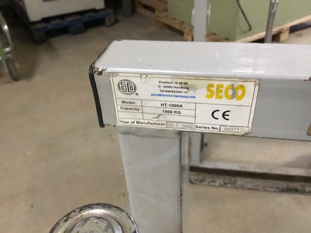2008 seco ht-1800a hydraulische meubel transporter (2x) - afbeelding 6 van  6