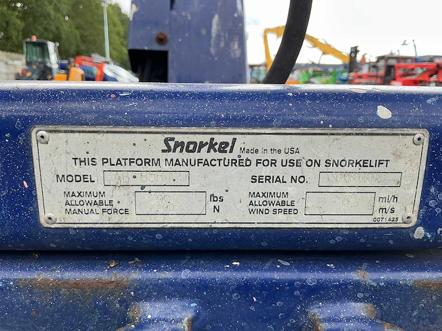 2008 snorkel ab85rjdz hoogwerker - afbeelding 33 van  47