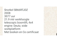 2008 snorkel sb-66jrtdz hoogwerker - afbeelding 44 van  49