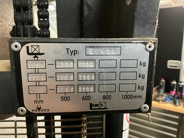 2008 still egv 20 elektrische palletwagen - afbeelding 3 van  11