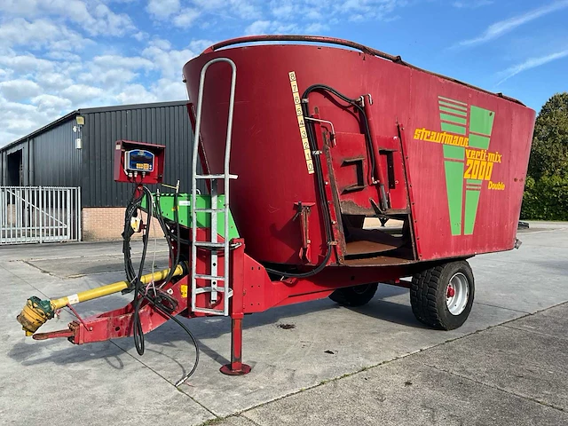 2008 strautmann vertimix 2000 double voermengwagen - afbeelding 1 van  29