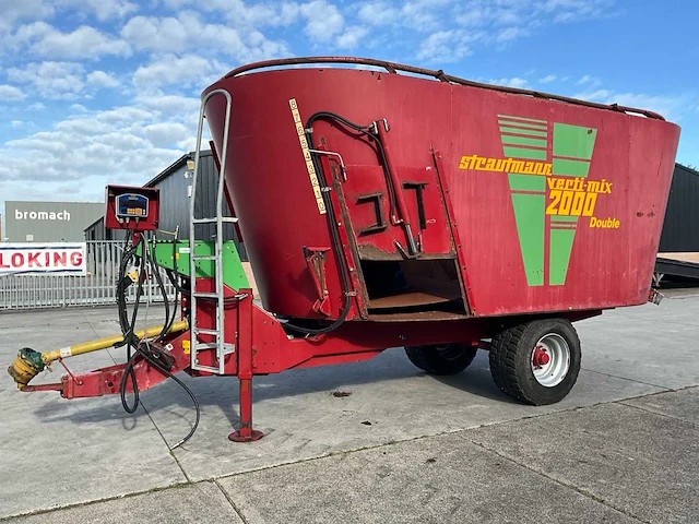 2008 strautmann vertimix 2000 double voermengwagen - afbeelding 25 van  29