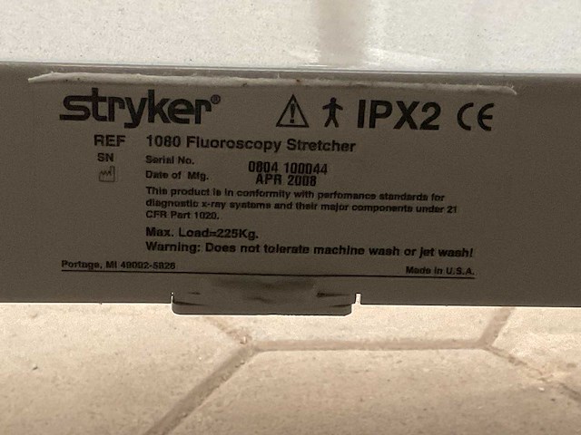 2008 stryker hospital bed - afbeelding 8 van  8
