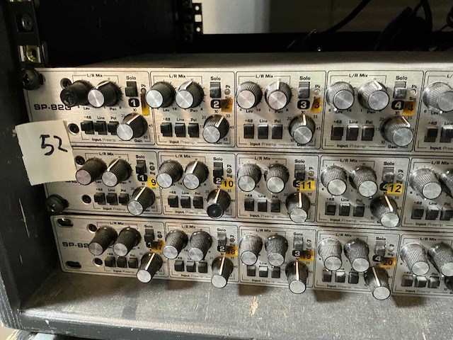 2008 studio projects sp828 rackmixer (3x) - afbeelding 3 van  4