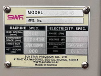 2008 swf hc-uh1204d-45 borduurmachine - afbeelding 4 van  8
