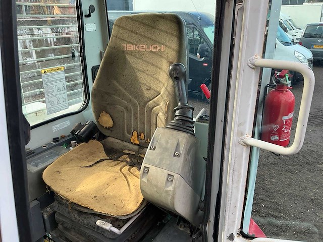 2008 takeuchi tb 180fr midigraafmachine x - afbeelding 16 van  34