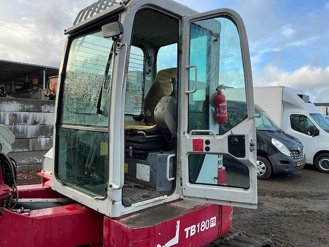 2008 takeuchi tb 180fr midigraafmachine - afbeelding 20 van  44