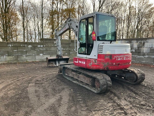 2008 takeuchi tb 180fr midigraafmachine - afbeelding 23 van  44