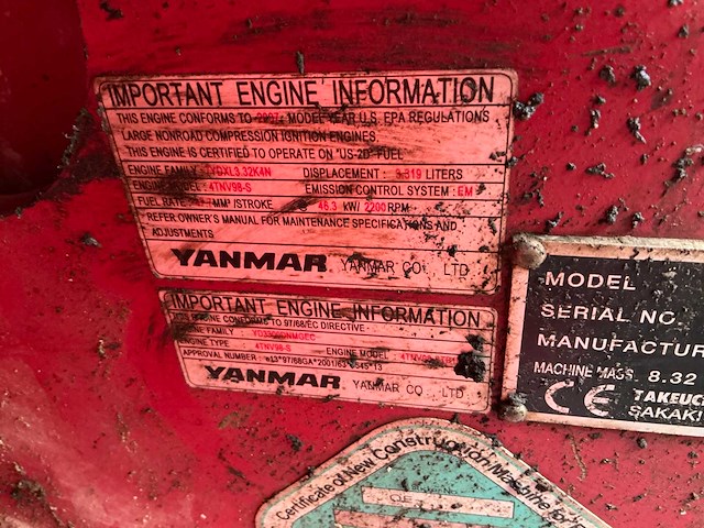 2008 takeuchi tb 180fr midigraafmachine - afbeelding 38 van  44