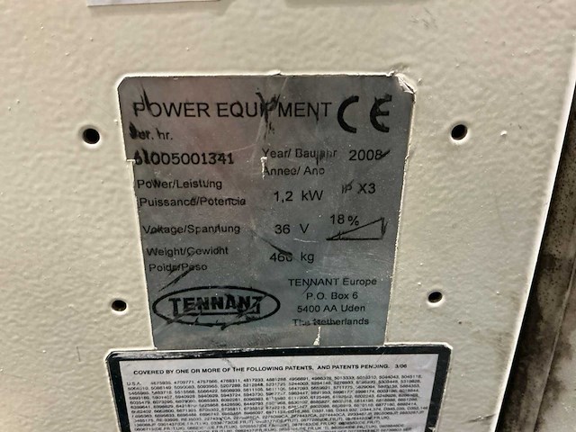 2008 tennant 6100 veegmachine - afbeelding 9 van  17