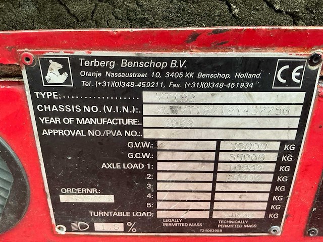 2008 terberg yt182 terminaltrekker - afbeelding 32 van  38