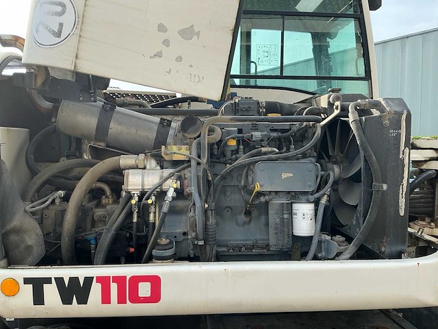 2008 terex tw110 banden graafmachine - afbeelding 26 van  50
