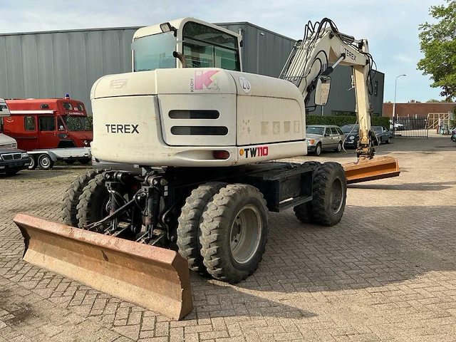 2008 terex tw110 banden graafmachine - afbeelding 5 van  50