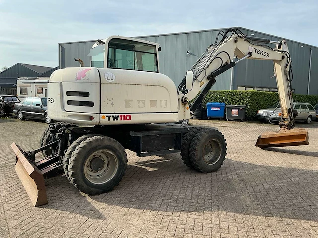 2008 terex tw110 banden graafmachine - afbeelding 6 van  50