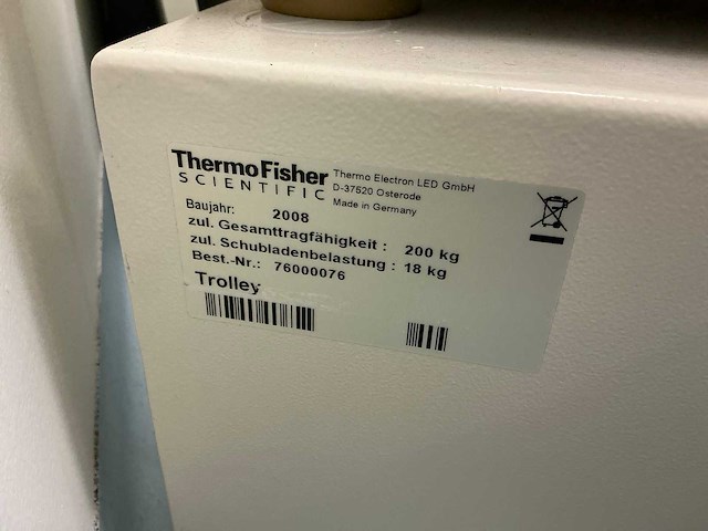 2008 thermo scientific multifuge 3sr+ centrifuge - afbeelding 4 van  13