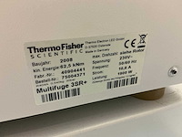 2008 thermo scientific multifuge 3sr+ centrifuge - afbeelding 13 van  13
