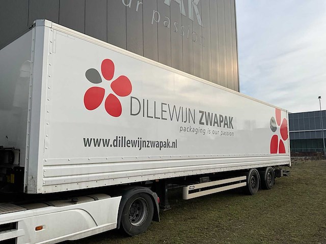 2008 van hool 2b2001 gesloten oplegger - afbeelding 1 van  16