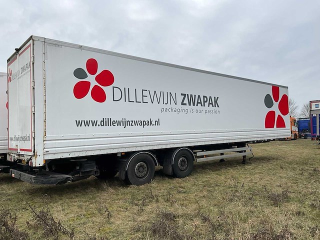 2008 van hool 2b2001 gesloten oplegger - afbeelding 12 van  16