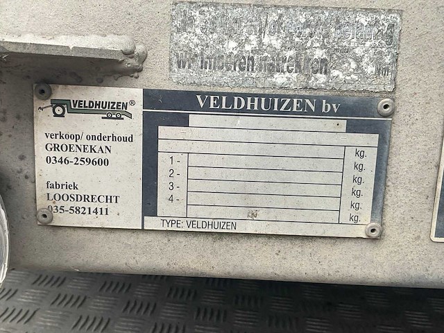 2008 veldhuizen sdo p37-2 semi oplegger - afbeelding 8 van  16