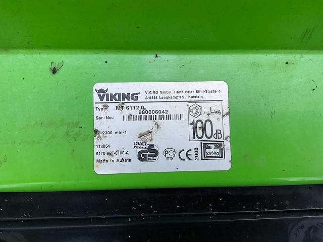 2008 viking mt 6112.0 zitmaaier - afbeelding 6 van  14
