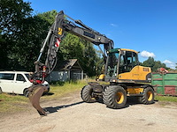 2008 volvo ew140c banden graafmachine met kanteljuk en rotator - afbeelding 12 van  50