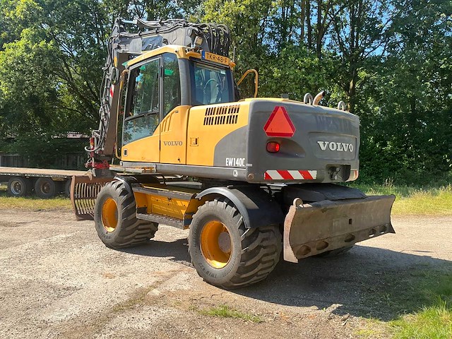2008 volvo ew140c banden graafmachine met kanteljuk en rotator - afbeelding 50 van  50