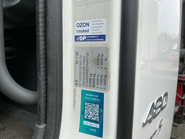 2008 volvo fh480 10x4r vrachtwagen - afbeelding 49 van  63