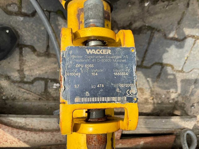 2008 wacker dpu6055 trilplaat - afbeelding 7 van  7