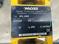 2008 wacker dpuc6055 trilplaat - afbeelding 2 van  3