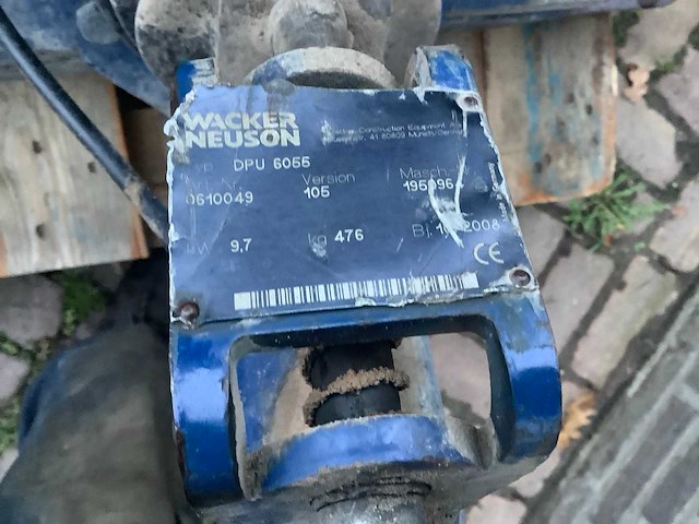 2008 wacker neuson 6055 trilplaat - afbeelding 5 van  5