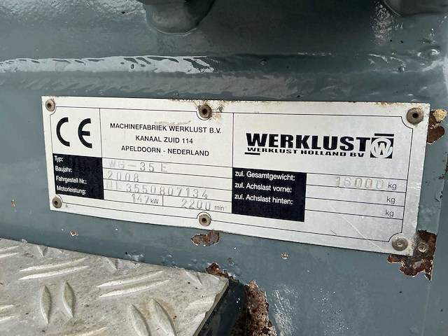 2008 werklust wg-35e shovel - afbeelding 28 van  34