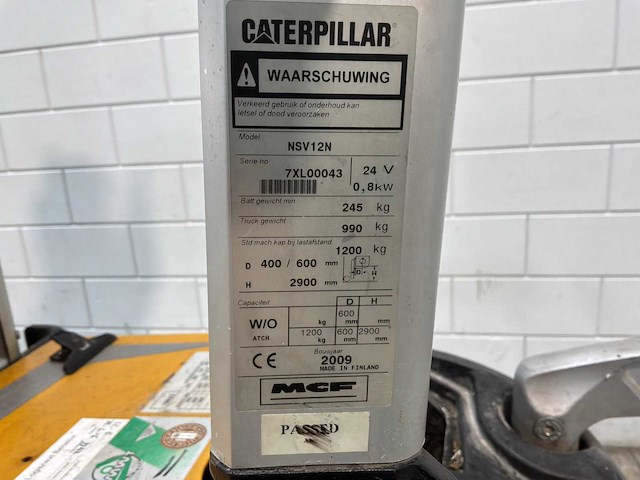 2009 - caterpillar - stapelaar - afbeelding 12 van  15