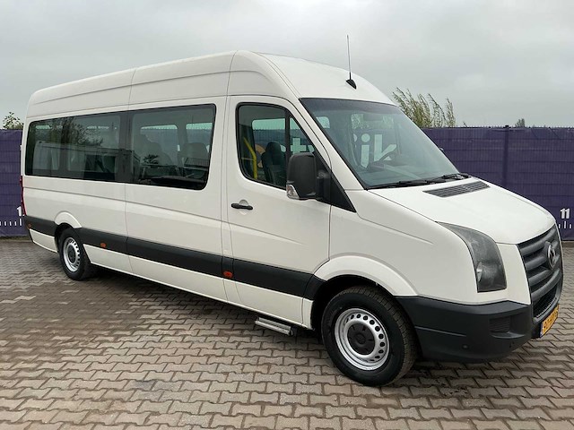 2009 - rolstoelbus 9 persoons - volkswagen - crafter - 35 2.5 tdi l3h2 - bedrijfswagen - afbeelding 10 van  17