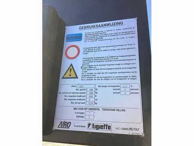 2009 airo x 8 en hoogwerker - afbeelding 7 van  19