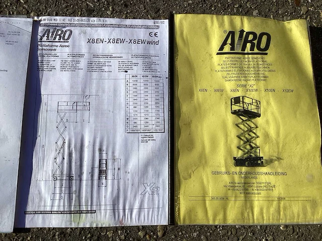 2009 airo x 8 en hoogwerker - afbeelding 9 van  19